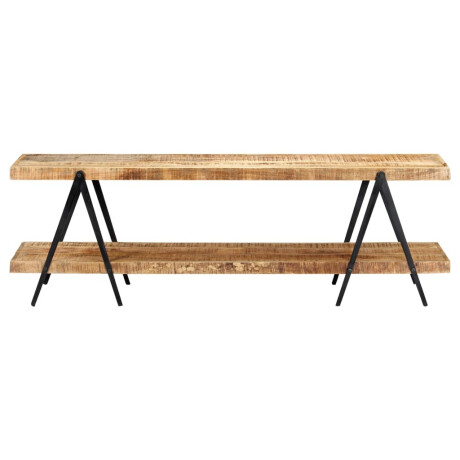 vidaXL Tv-meubel 160x40x50 cm massief mangohout afbeelding2 - 1