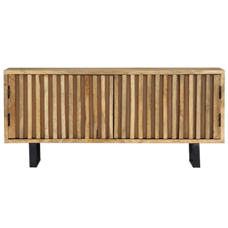 vidaXL Tv-meubel 90x30x40 cm massief mangohout afbeelding2 - 1
