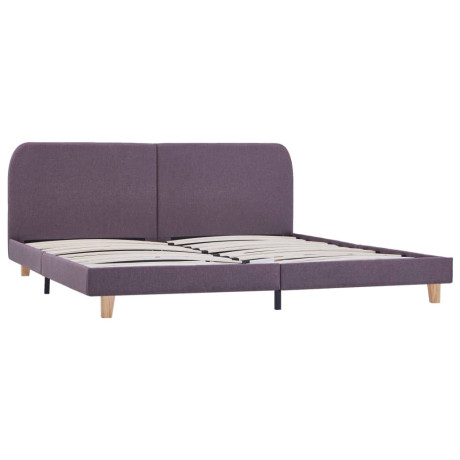 vidaXL Bedframe stof taupe 180x200 cm afbeelding2 - 1