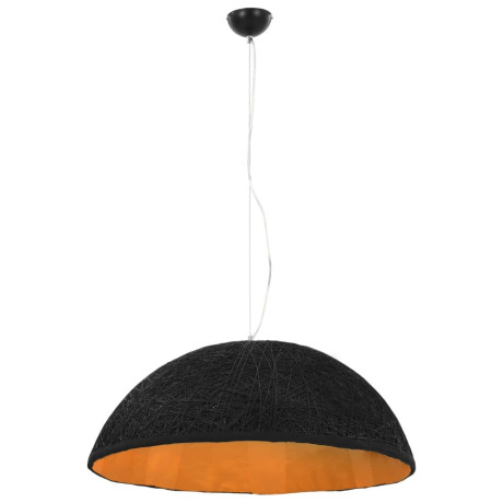 vidaXL Hanglamp E27 Ø70 cm zwart en goud afbeelding2 - 1