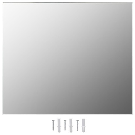 vidaXL Spiegel frameloos 80x60 cm glas afbeelding2 - 1