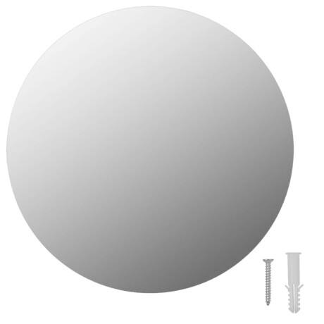 vidaXL Spiegel rond frameloos 30 cm glas afbeelding2 - 1
