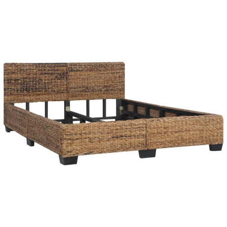 vidaXL Bedframe natuurlijk rattan 140x200 cm afbeelding2 - 1