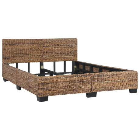 vidaXL Bedframe natuurlijk rattan 160x200 cm afbeelding2 - 1