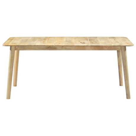 vidaXL Eettafel 180x90x76 cm massief mangohout afbeelding2 - 1