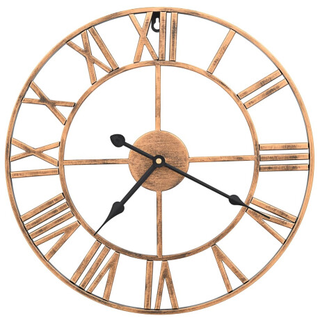 vidaXL Wandklok 40 cm metaal goudkleurig afbeelding2 - 1