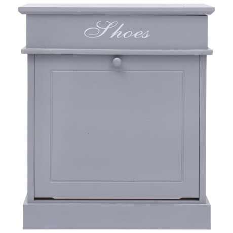 vidaXL Schoenenkast 50x28x58 cm paulowniahout grijs afbeelding2 - 1