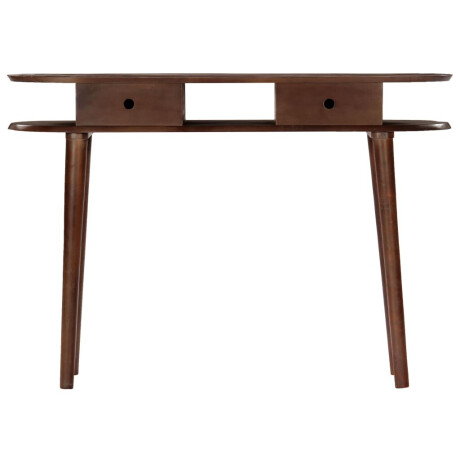 vidaXL Consoletafel 110x35x76 cm Massief Acaciahout afbeelding2 - 1