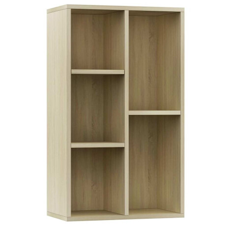 vidaXL Boekenkast/dressoir 50x25x80 cm bewerkt hout sonoma eikenkleur afbeelding2 - 1