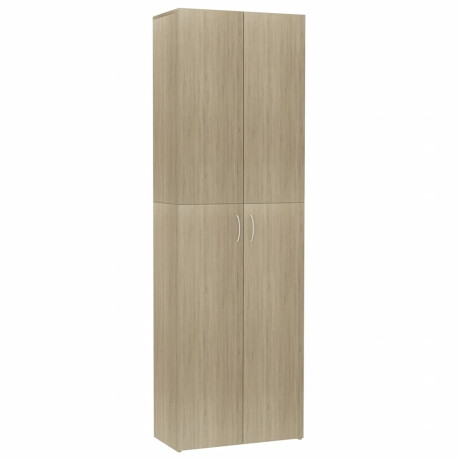 vidaXL Kantoorkast 60x32x190 cm bewerkt hout sonoma eikenkleurig afbeelding2 - 1