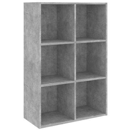 vidaXL Boekenkast/dressoir 66x30x98 cm bewerkt hout betongrijs afbeelding2 - 1