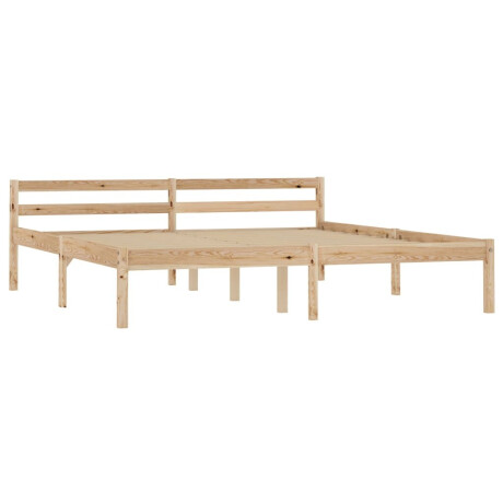 vidaXL Bedframe massief grenenhout 160x200 cm afbeelding2 - 1