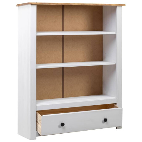 vidaXL Boekenkast Panama Range 80x35x110 cm massief grenenhout wit afbeelding2 - 1