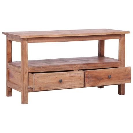 vidaXL Tv-meubel 90x40x50 cm massief gerecycled hout afbeelding2 - 1