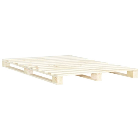 vidaXL Bedframe pallet massief grenenhout 200x200 cm afbeelding2 - 1