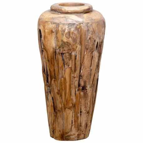 vidaXL Decoratievaas 40x80 cm massief teakhout afbeelding2 - 1