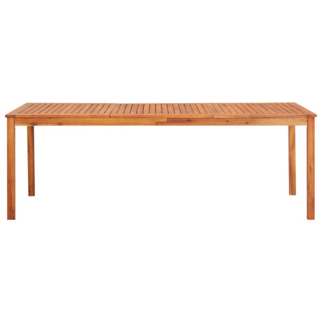 vidaXL Tuintafel 215x90x74 cm massief acaciahout afbeelding2 - 1