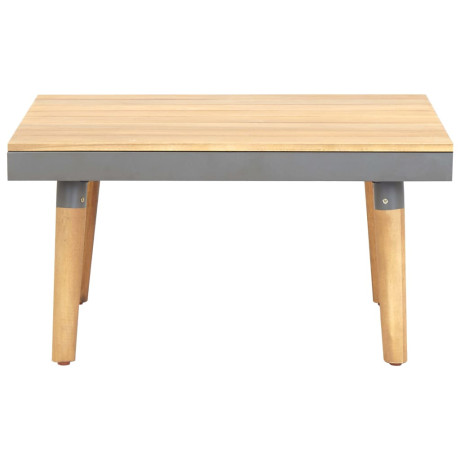 vidaXL Tuintafel 60x60x31,5 cm massief acaciahout afbeelding2 - 1