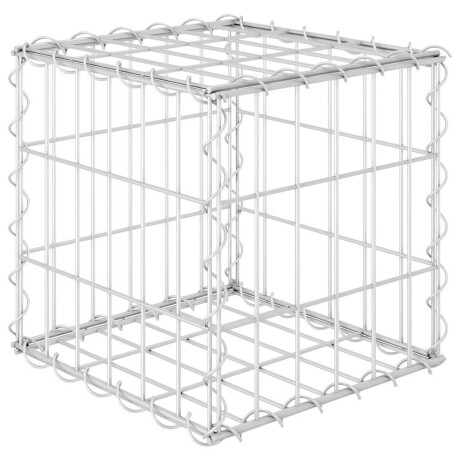 vidaXL Gabion plantenbak verhoogd kubus 30x30x30 cm staaldraad afbeelding2 - 1
