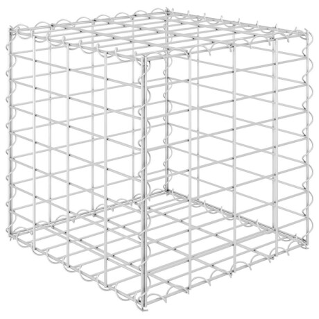 vidaXL Gabion plantenbak verhoogd kubus 40x40x40 cm staaldraad afbeelding2 - 1