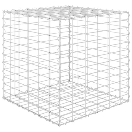 vidaXL Gabion plantenbak verhoogd kubus 60x60x60 cm staaldraad afbeelding2 - 1