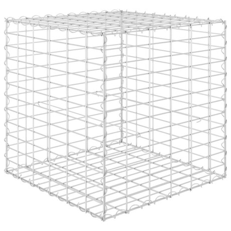 vidaXL Gabion plantenbak verhoogd kubus 60x60x60 cm staaldraad afbeelding2 - 1