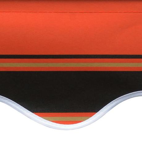 vidaXL Luifeldoek 500x300 cm canvas oranje en bruin afbeelding2 - 1