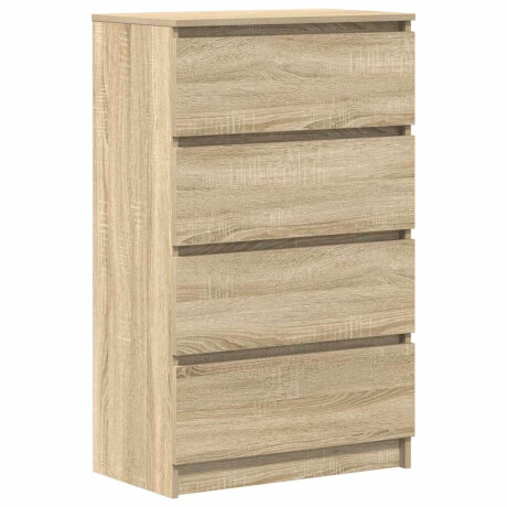 vidaXL Dressoir 60x35x98,5 cm bewerkt hout sonoma eikenkleurig afbeelding2 - 1