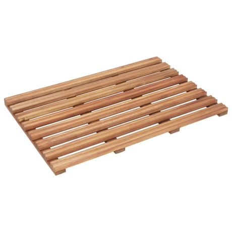 vidaXL Badmatten 2 st massief acaciahout 56x37 cm afbeelding2 - 1