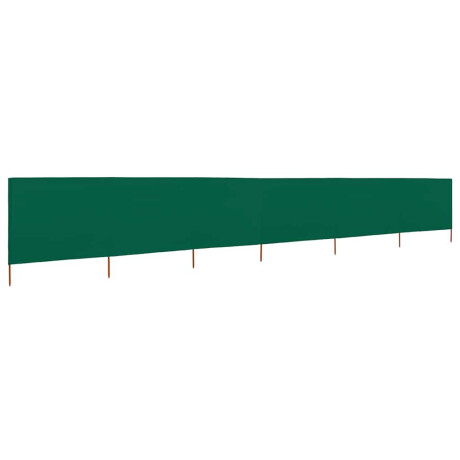 vidaXL Windscherm 6-panelen 800x120 cm stof groen afbeelding2 - 1