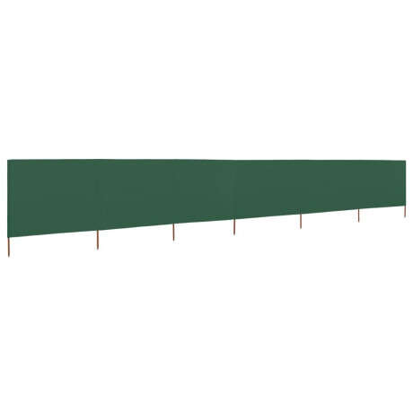 vidaXL Windscherm 6-panelen 800x120 cm stof groen afbeelding2 - 1