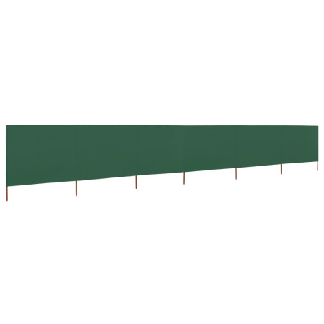 vidaXL Windscherm 6-panelen 800x160 cm stof groen afbeelding2 - 1