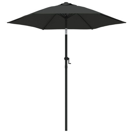vidaXL Parasol 200x224 cm aluminium antraciet afbeelding2 - 1