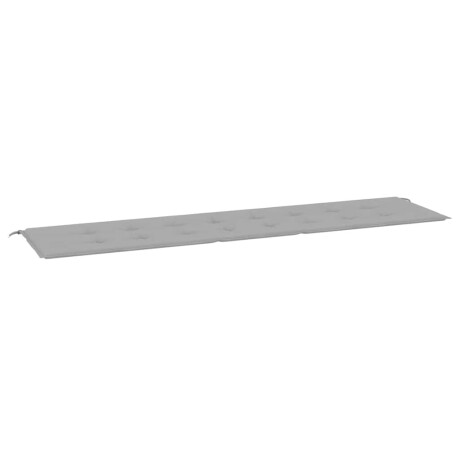 vidaXL Tuinbankkussen 200x50x4 cm oxford stof grijs afbeelding2 - 1