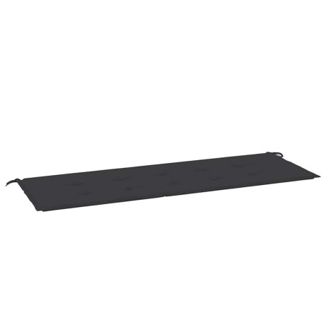 vidaXL Tuinbankkussen 150x50x4 cm oxford stof zwart afbeelding2 - 1