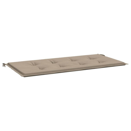 vidaXL Tuinbankkussen 100x50x4 cm oxford stof taupe afbeelding2 - 1