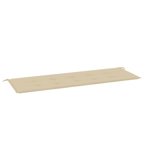 vidaXL Tuinbankkussen 150x50x4 cm oxford stof beige afbeelding2 - 1