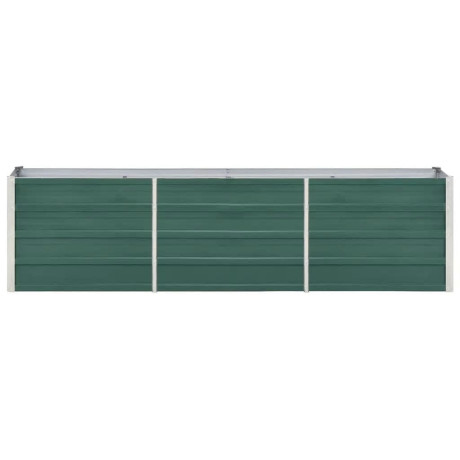 vidaXL Plantenbak verhoogd 240x40x45 cm gegalvaniseerd staal groen afbeelding2 - 1