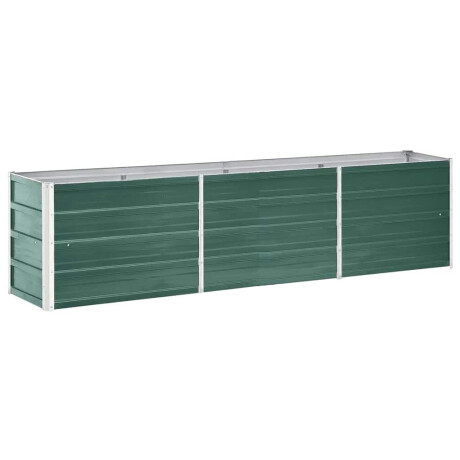 vidaXL Plantenbak verhoogd 240x40x45 cm gegalvaniseerd staal groen afbeelding2 - 1