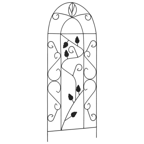 vidaXL Plantenklimrekken 3 st 40x100 cm ijzer zwart afbeelding2 - 1