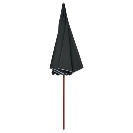 vidaXL Parasol met stalen paal 300 cm antracietkleurig afbeelding2 - 1