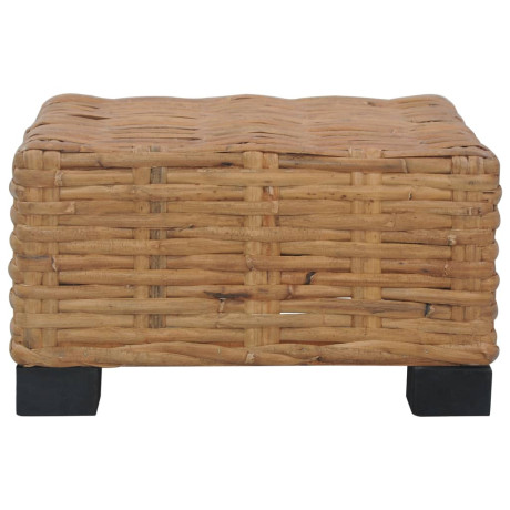 vidaXL Salontafel 47x47x28 cm natuurlijk rattan afbeelding2 - 1