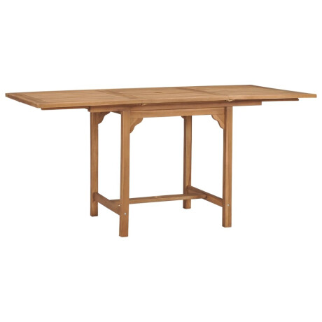 vidaXL Tuintafel verlengbaar (110-160)x80x75 cm massief teakhout afbeelding2 - 1