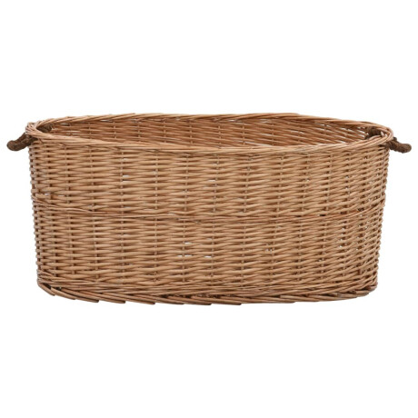 vidaXL Houtmand met handvatten 78x54x34 cm natuurlijk wilgenhout afbeelding2 - 1