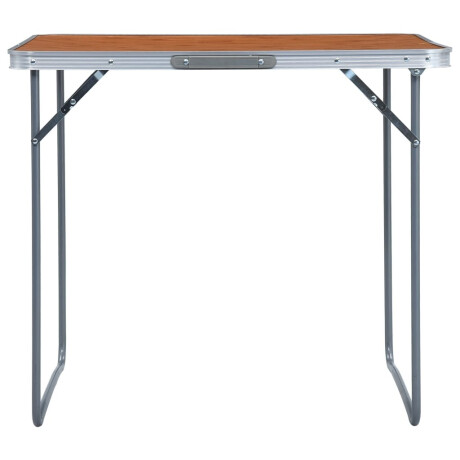 vidaXL Campingtafel inklapbaar met metalen frame 80x60 cm afbeelding2 - 1