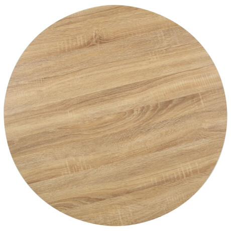 vidaXL Bistrotafel 80 cm MDF lichtbruin afbeelding2 - 1