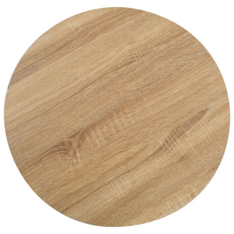 vidaXL Bistrotafel 80 cm MDF lichtbruin afbeelding2 - 1