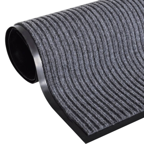vidaXL Deurmat 117x220 cm PVC grijs afbeelding2 - 1