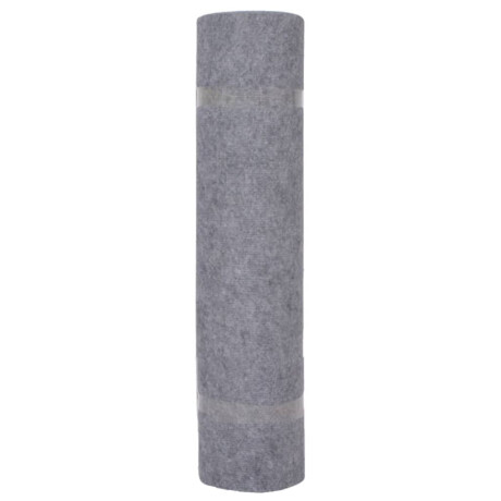 vidaXL Tapijt 1,2x10 m ribstof grijs afbeelding2 - 1