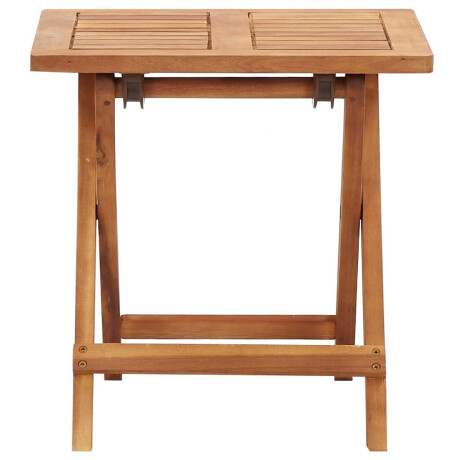 vidaXL Salontafel inklapbaar 40x40x40 cm massief acaciahout afbeelding2 - 1